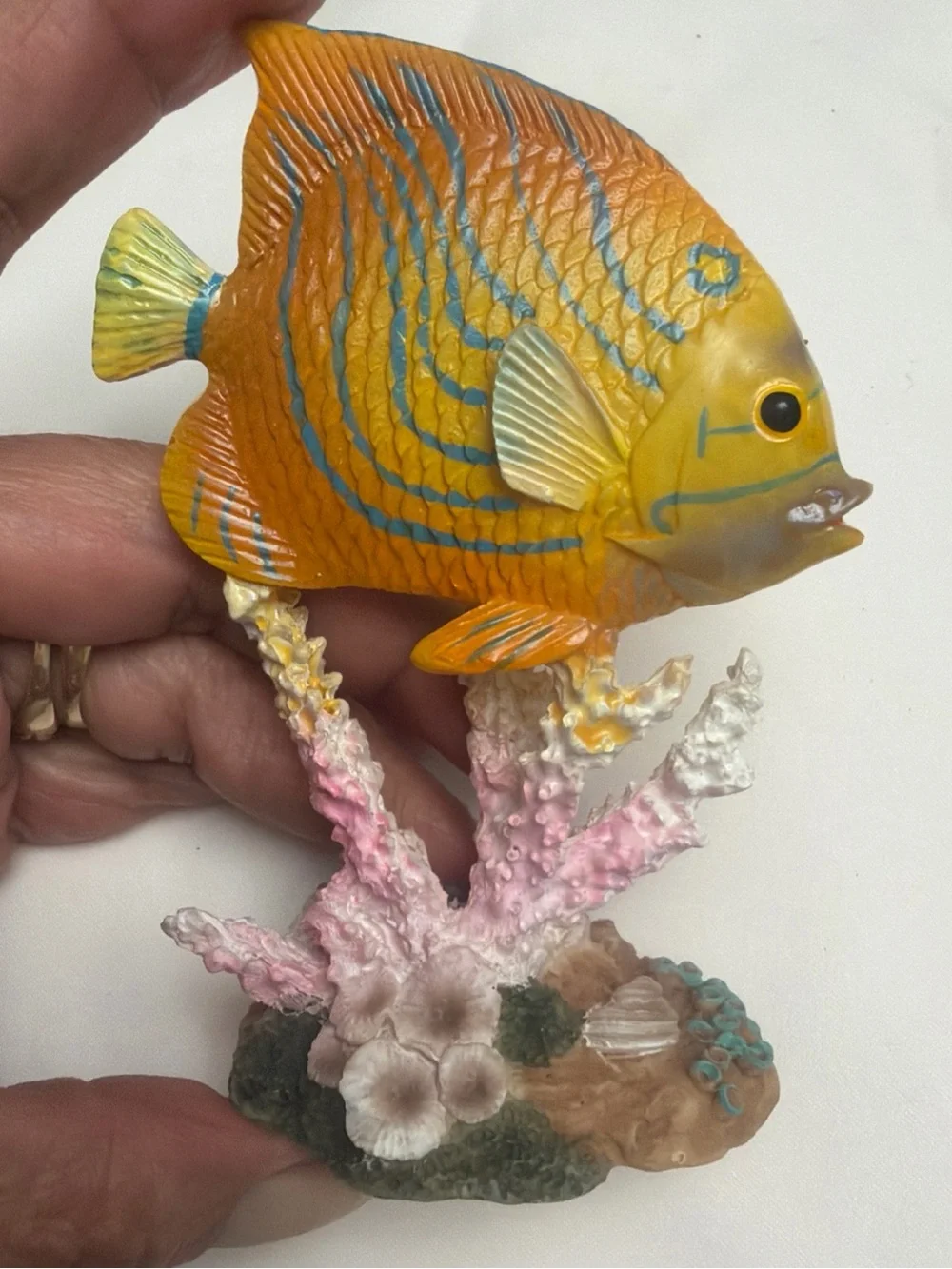 Yellow & Blue Tropical Fish Aquarium Ornament - Brand Unspecified
